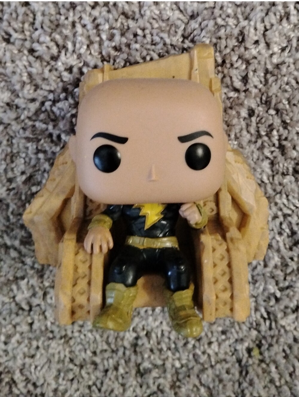 Funko Pop! DC Black Adam on Throne #1239 Vinyl Figure (Loose / Out of Box)